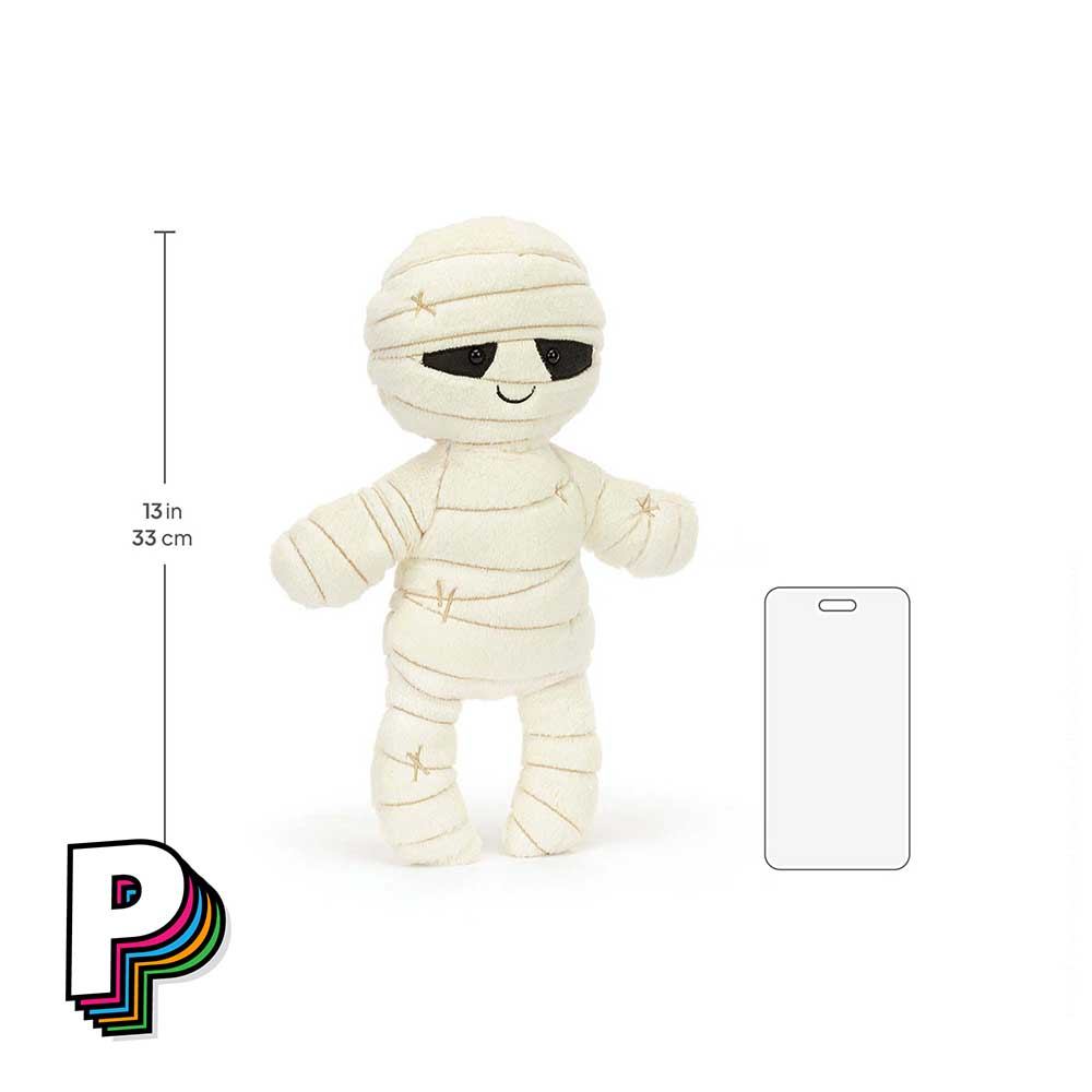 Dimensions Bob momie Jellycat MUM3B