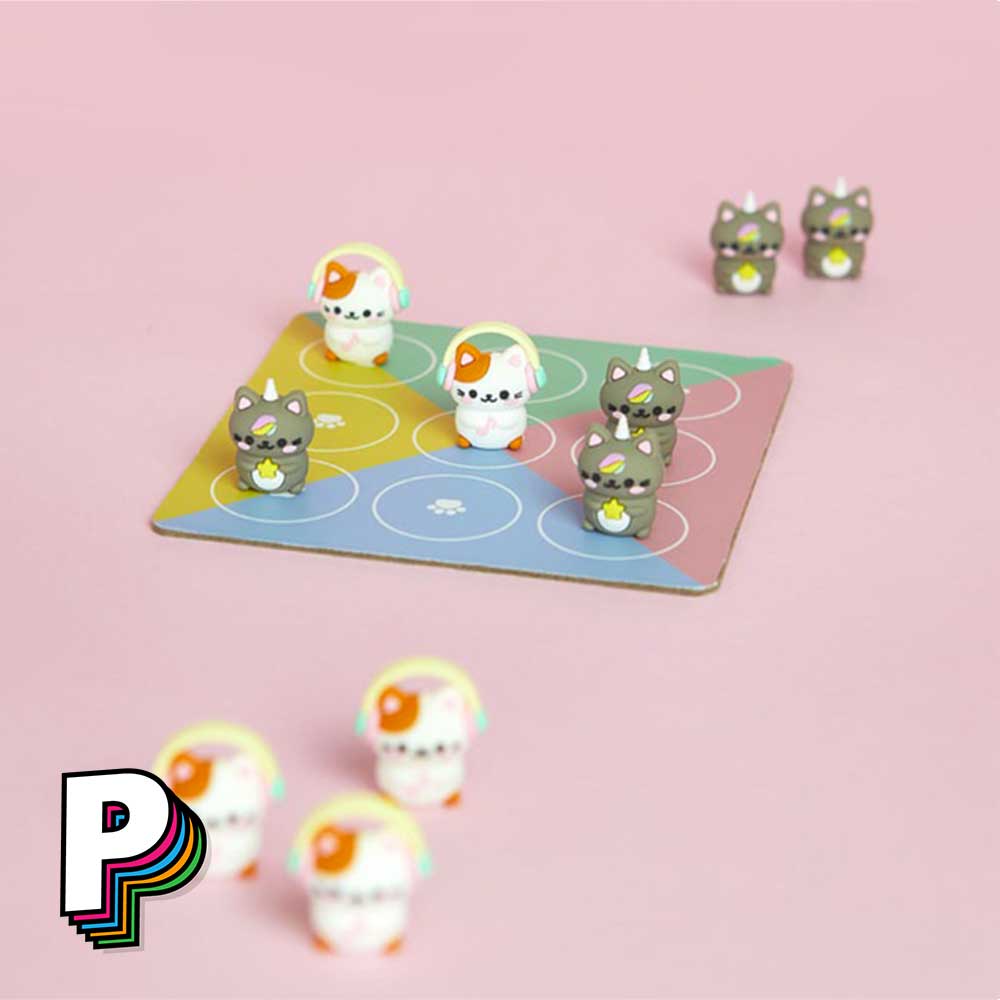 Plateau et figurines Jeu Tic Tac Toe Morpion Kawaii