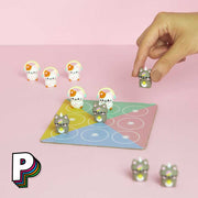 Jeu Tic Tac Toe Morpion Kawaii scène rose