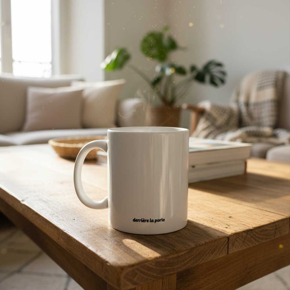 Derrière du Mug "Copines comme connasses" blanc brillant