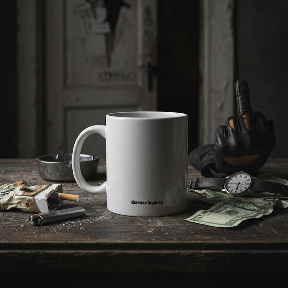 Derrière Mug "Fuck You Very Much" blanc brillant