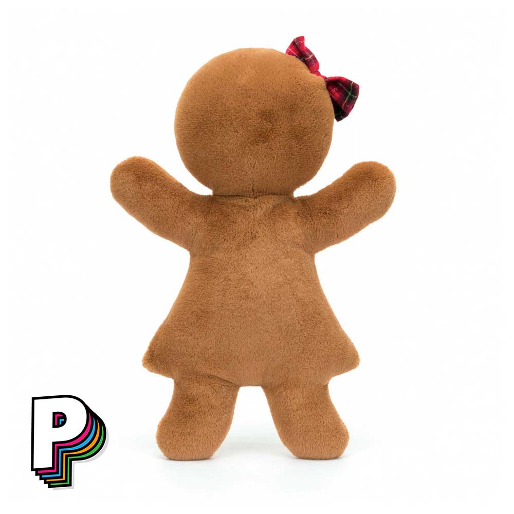 Peluche femme pain d'épice