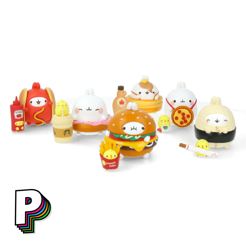 Détails des figurines à collection Molang