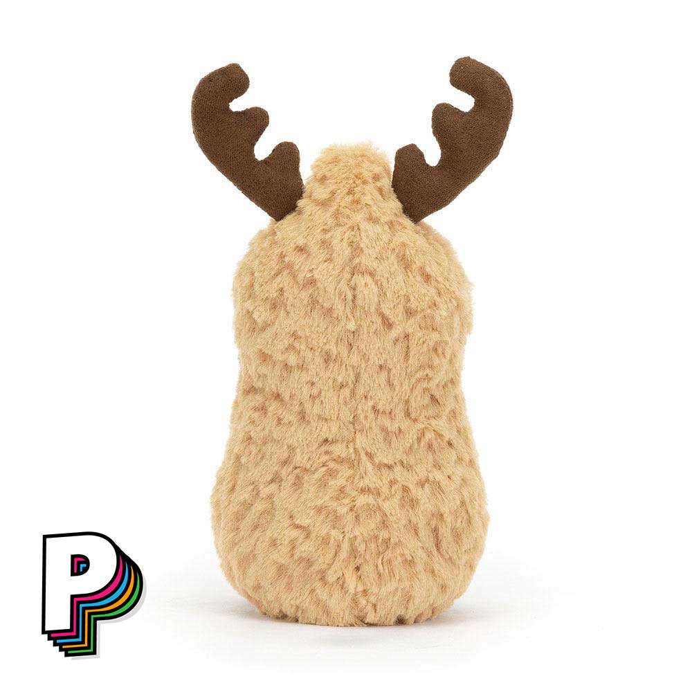 Peluche renne cacahuète de dos
