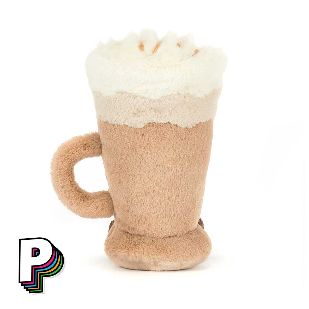 Peluche originale Latte café Jellycat de dos