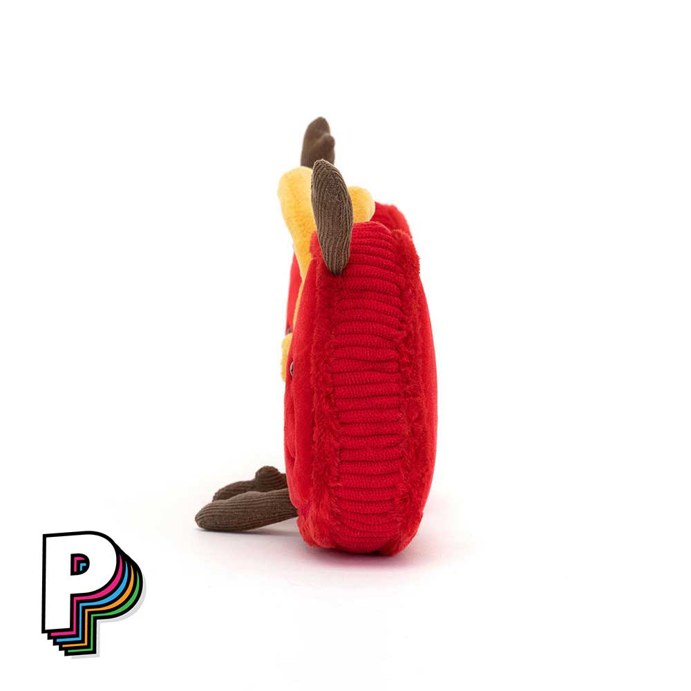 Peluche cadenas coeur de côté 