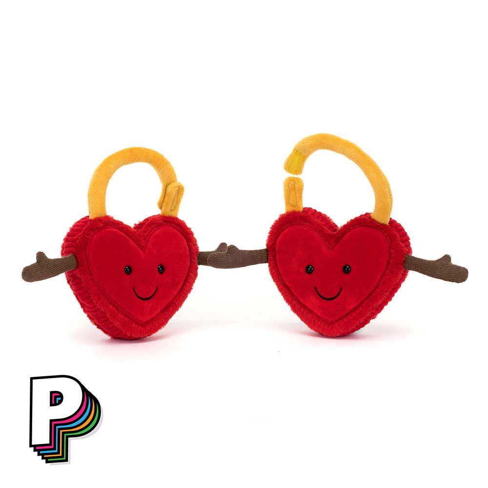 Doudou duo Amuseables Val & Tina Love Locks A4LLO