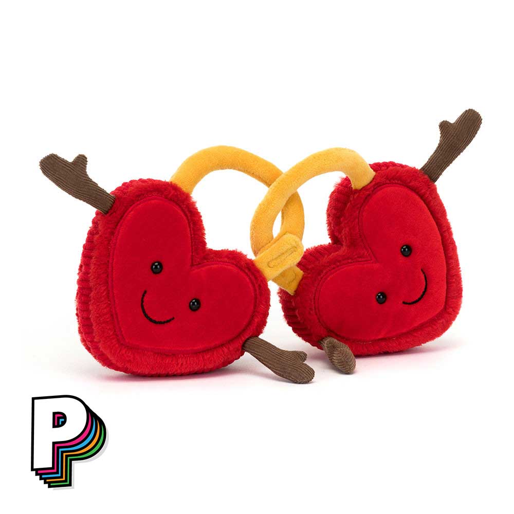 peluche coeur duo cadenas Jellycat