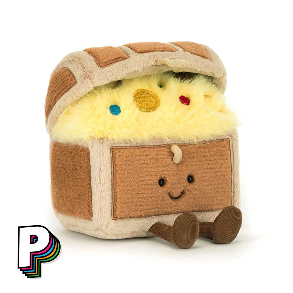 Peluche coffre au trésor Jellycat A2TRES