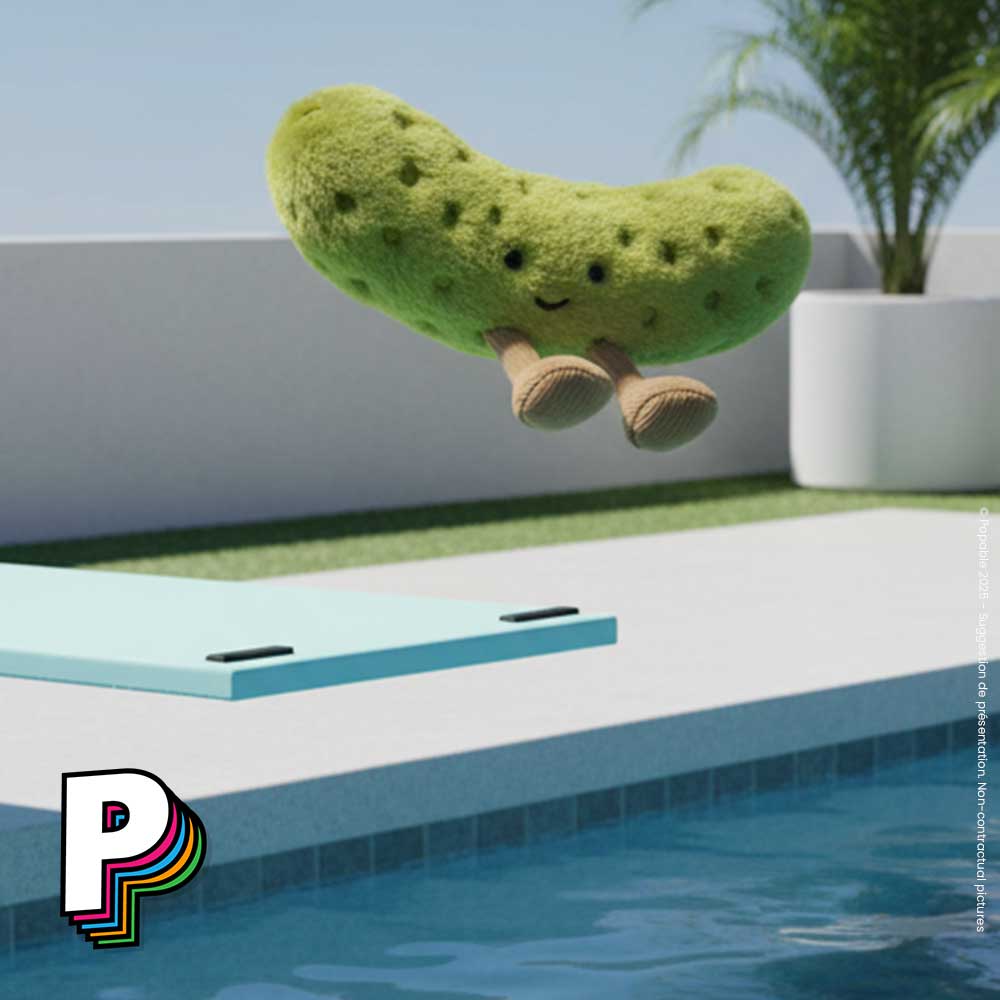 Peluche cornichon Amuseables de Jellycat