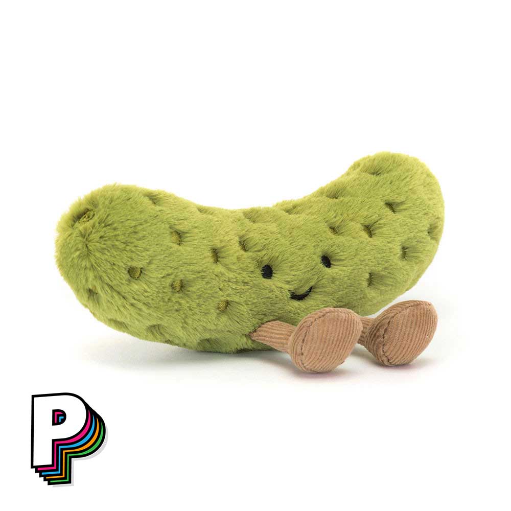 Peluche cornichon de côté Jellycat Amuseables Pickle
