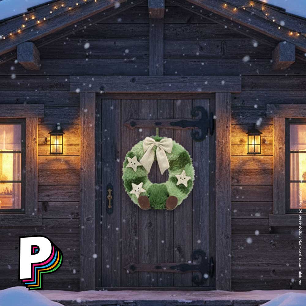 Peluche Couronne de Noël Amuseables de Jellycat