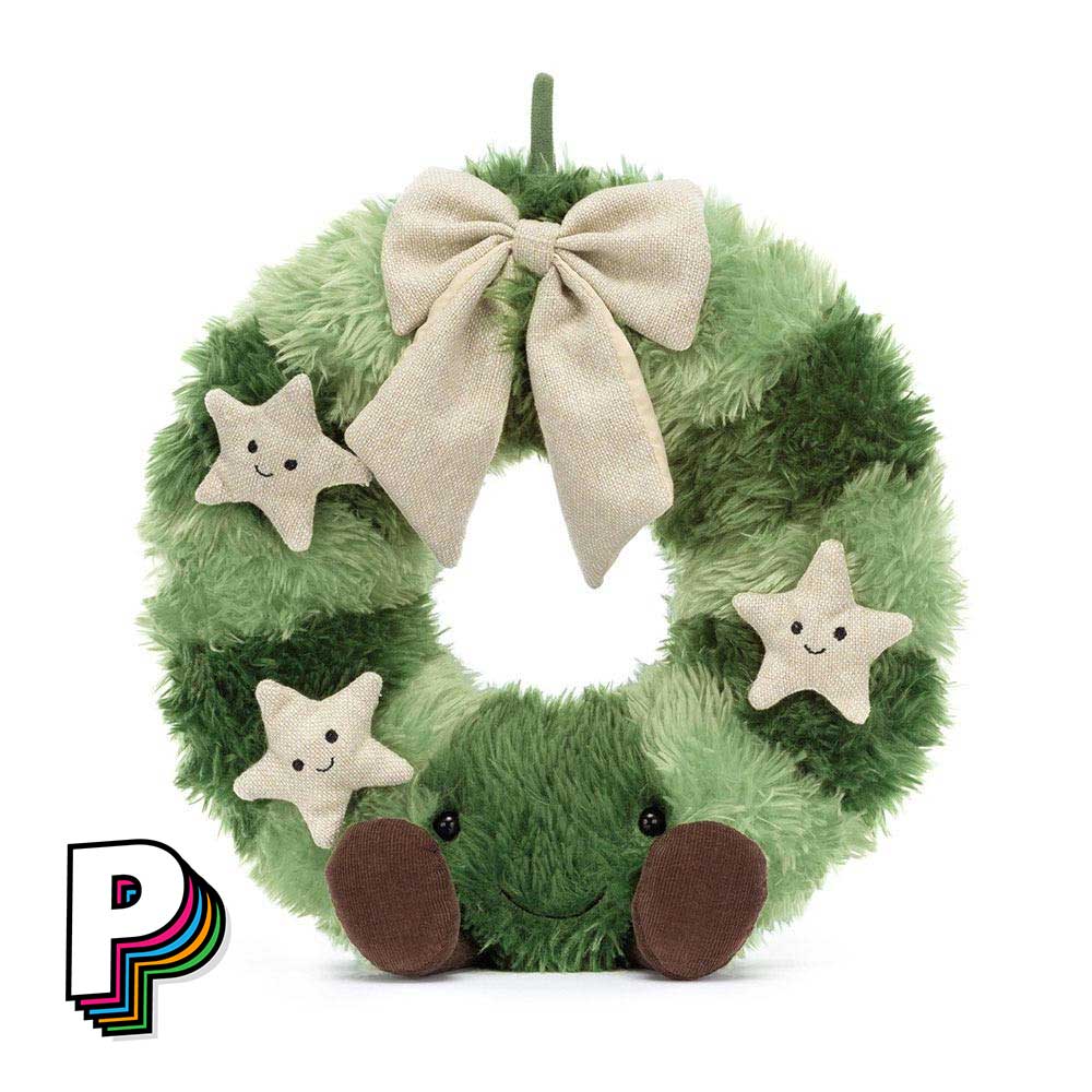 Peluche Couronne de Noël Amuseables de Jellycat