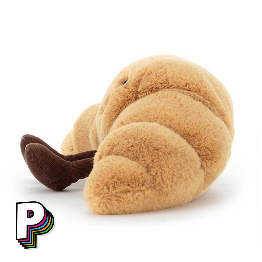 Peluche croissant medium de côté