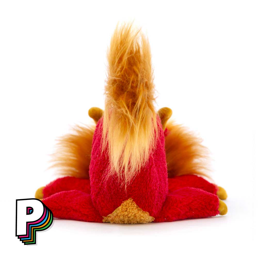 Peluche Dragon Oriental Rouge Doré Festival de Jellycat de dos