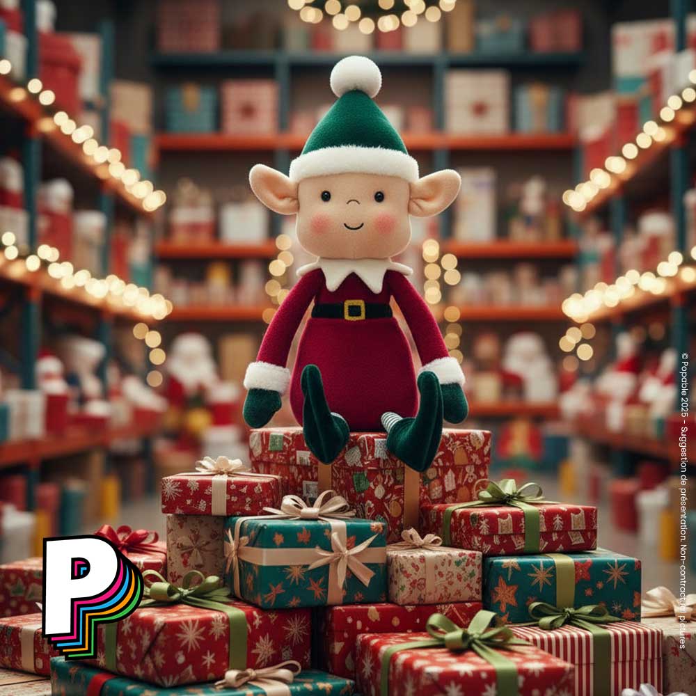 Peluche Eldo Elfe de Noël de Jellycat