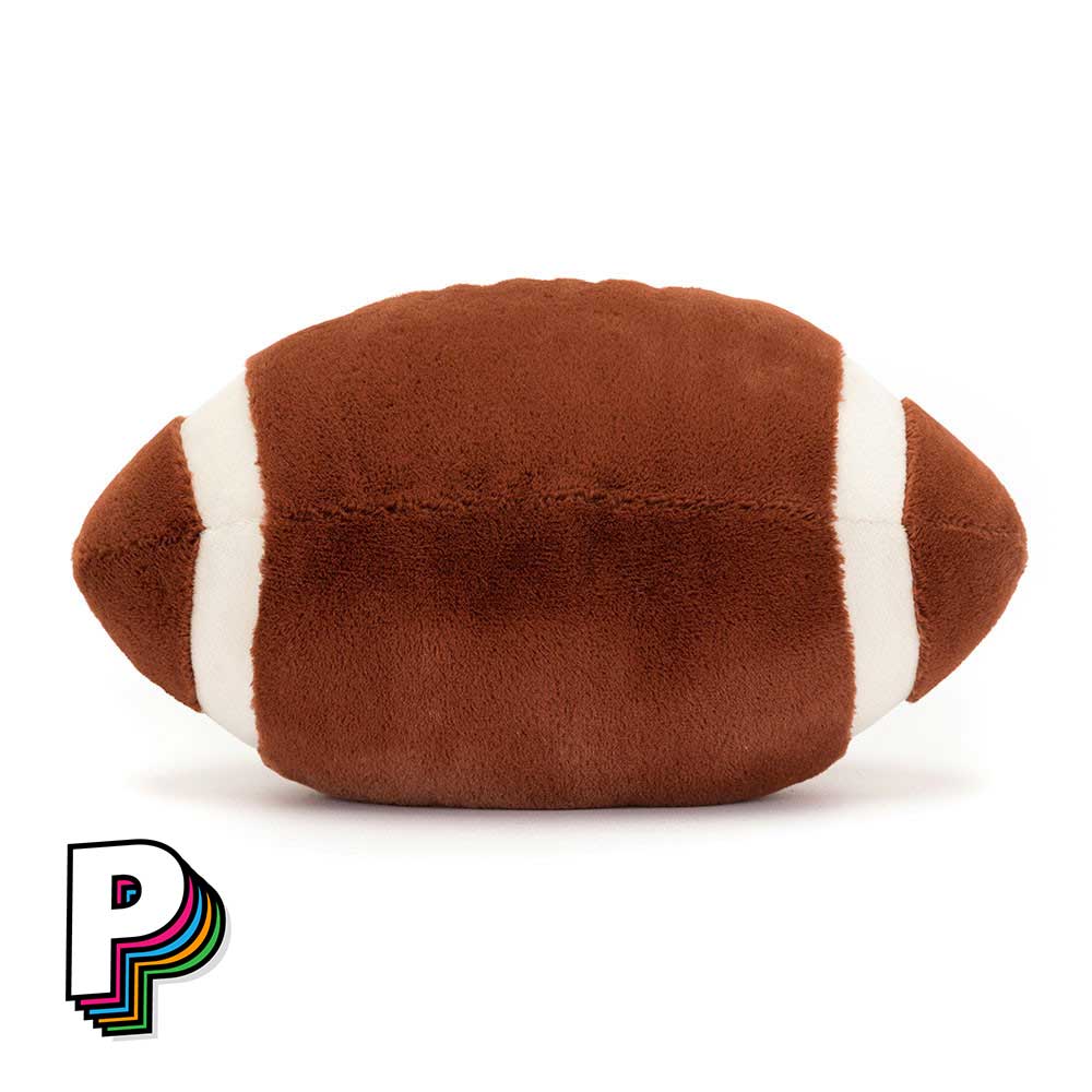 Peluche ballon americain de dos