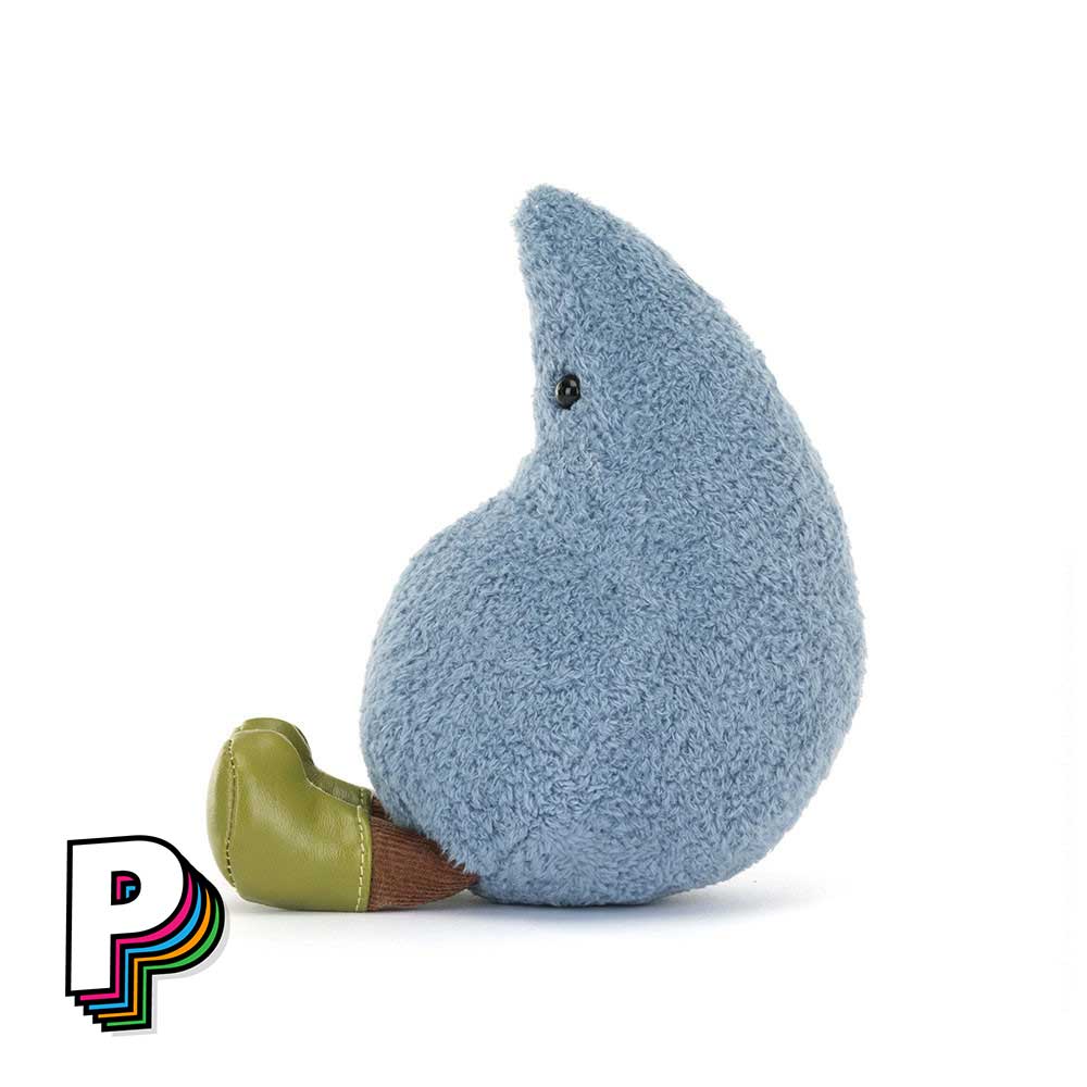 peluche goutte d'eau de côté