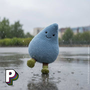 Peluche goutte d'eau Amuseables de Jellycat qui danse sous la pluie