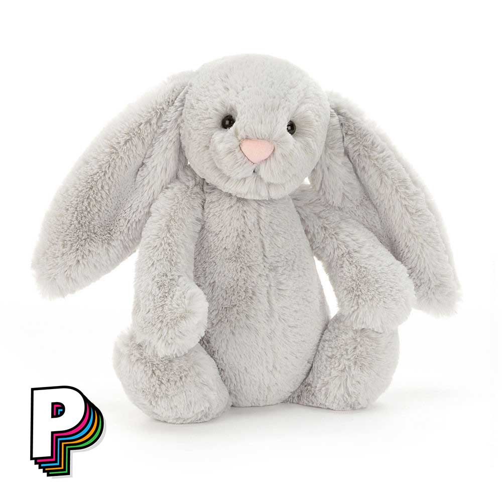 Peluche lapin silver medium Jellycat 