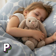 Peluche lapin beige bahsfull Jellycat calins petite fille