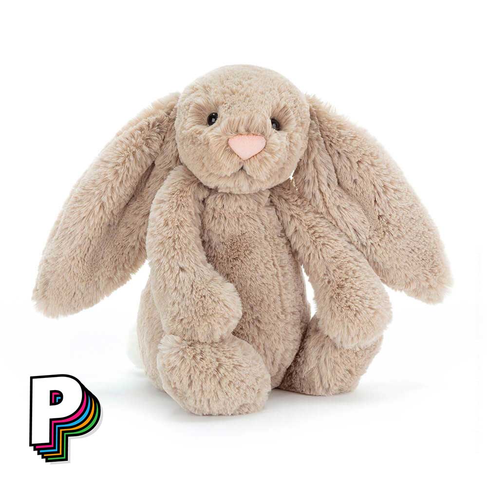 Peluche lapin beige Bashfull Jellycat medium