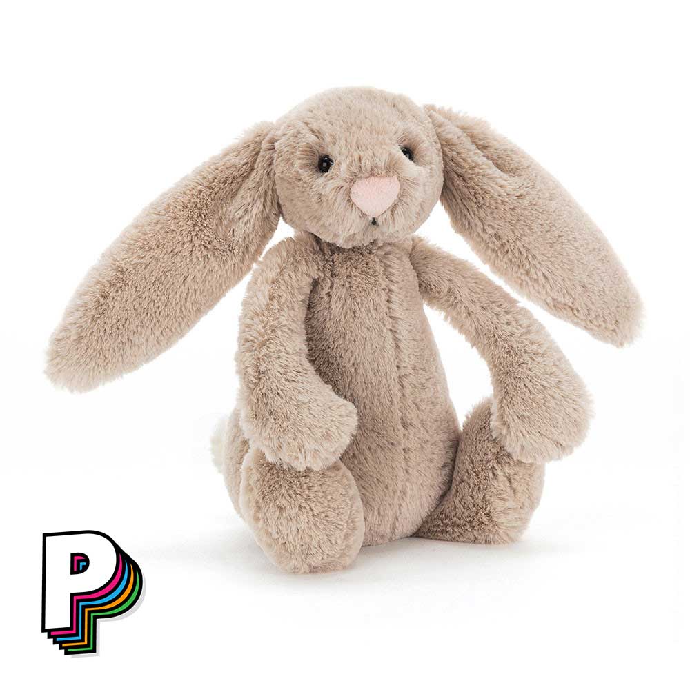Peluche lapin beige Bashfull Jellycat small