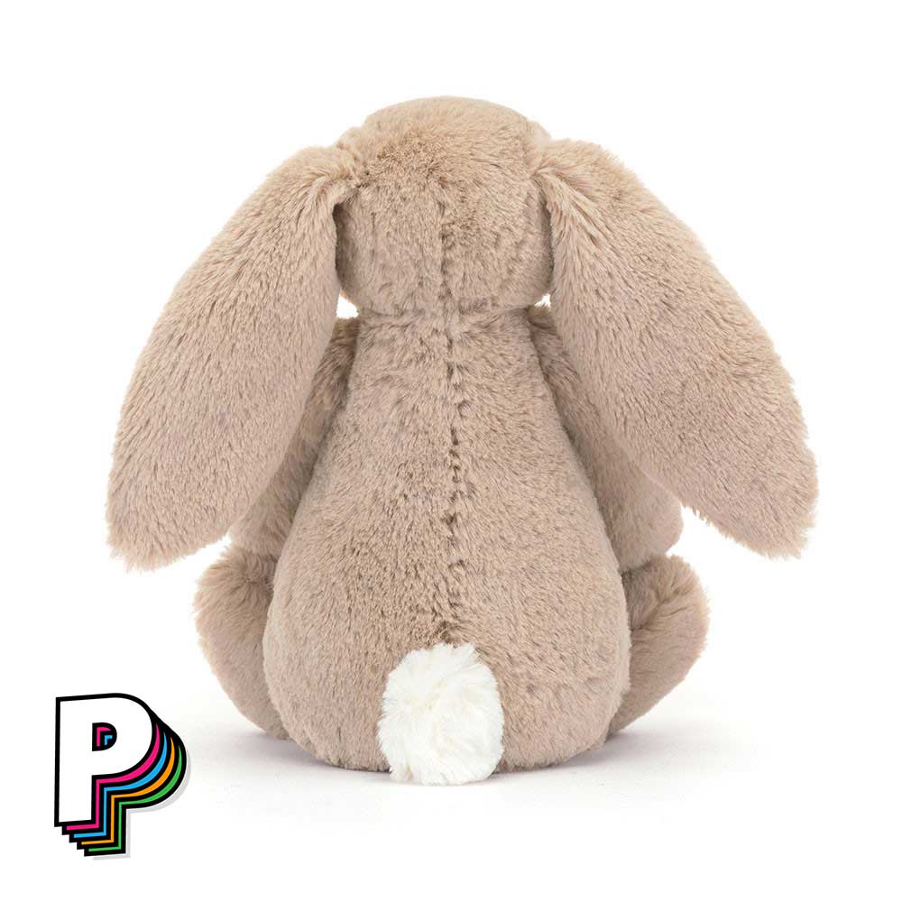 Peluche lapin beige blossom small bps6bm de dos
