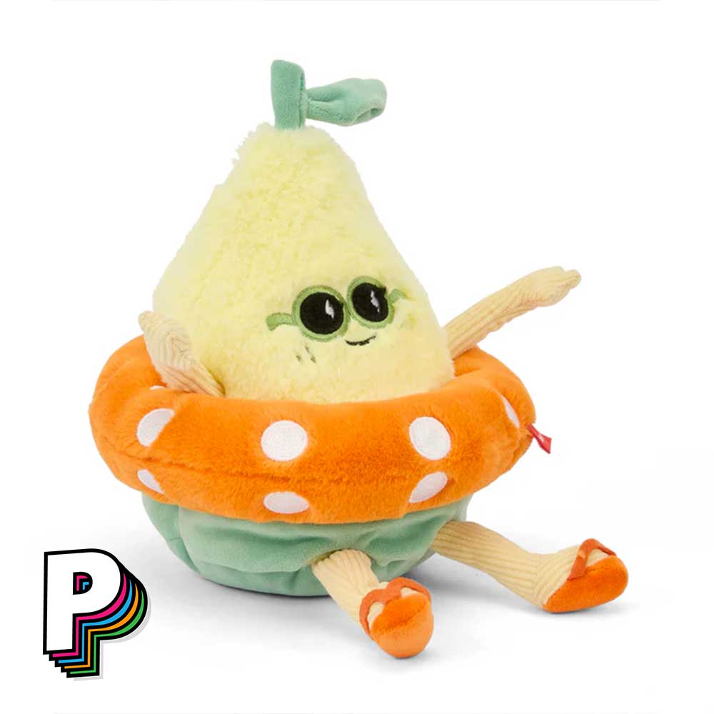 Peluche Lemon Splash citron de Hello Hossy assise