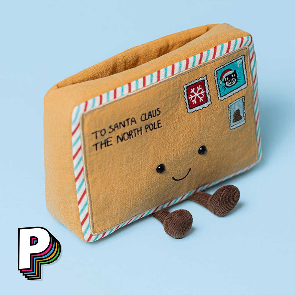 Peluche Lettre du Père-Noël Amuseables de Jellycat