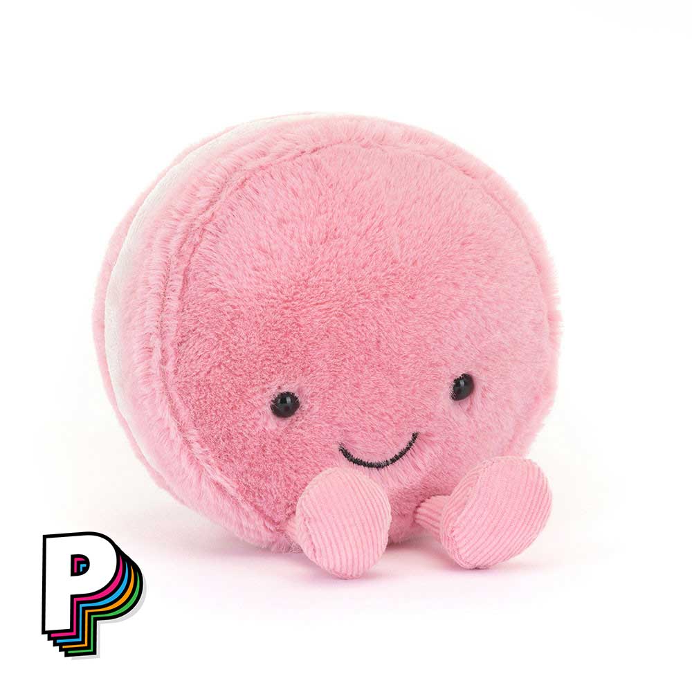 peluche macaron rose Jellycat A6MACF