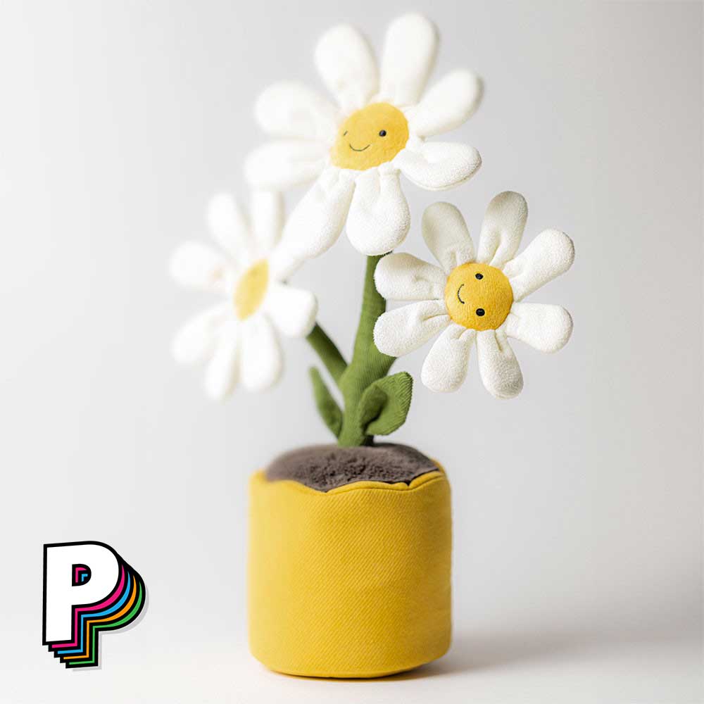 Détails de la peluche A2DAS sourire des marguerittes