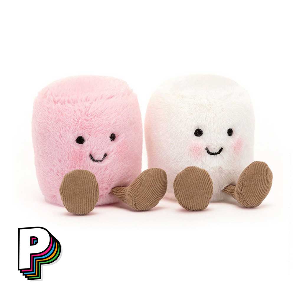 Amuseables Pink and White Marshmallows Jellycat