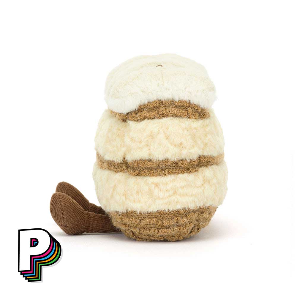 Peluche Milie Mille-Feuille Amuseables de Jellycat de côté