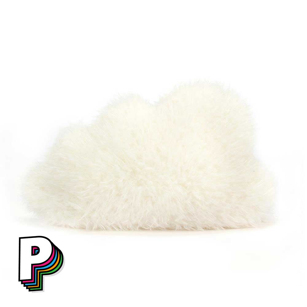 Peluche nuage de dos