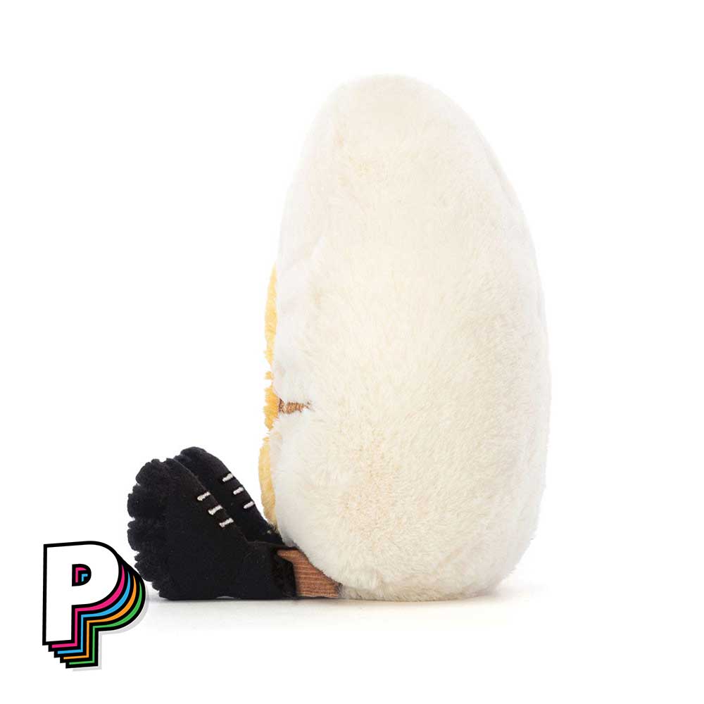 peluche oeuf de côté 