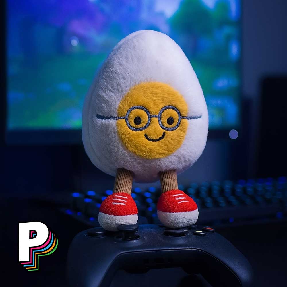 peluche oeuf geek A6BEG jellycat