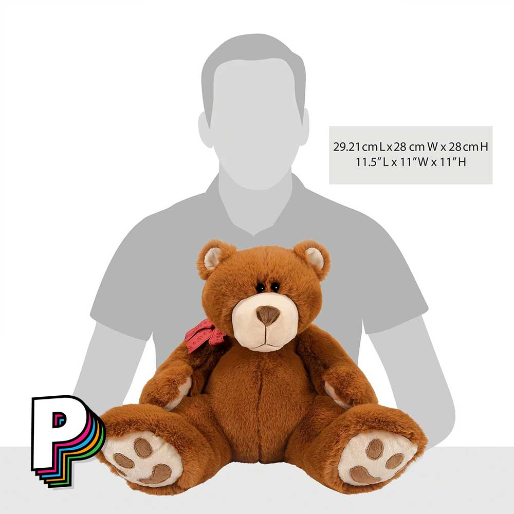 taille Peluche Ours Bubba 40cm Marron de Boyds Bears