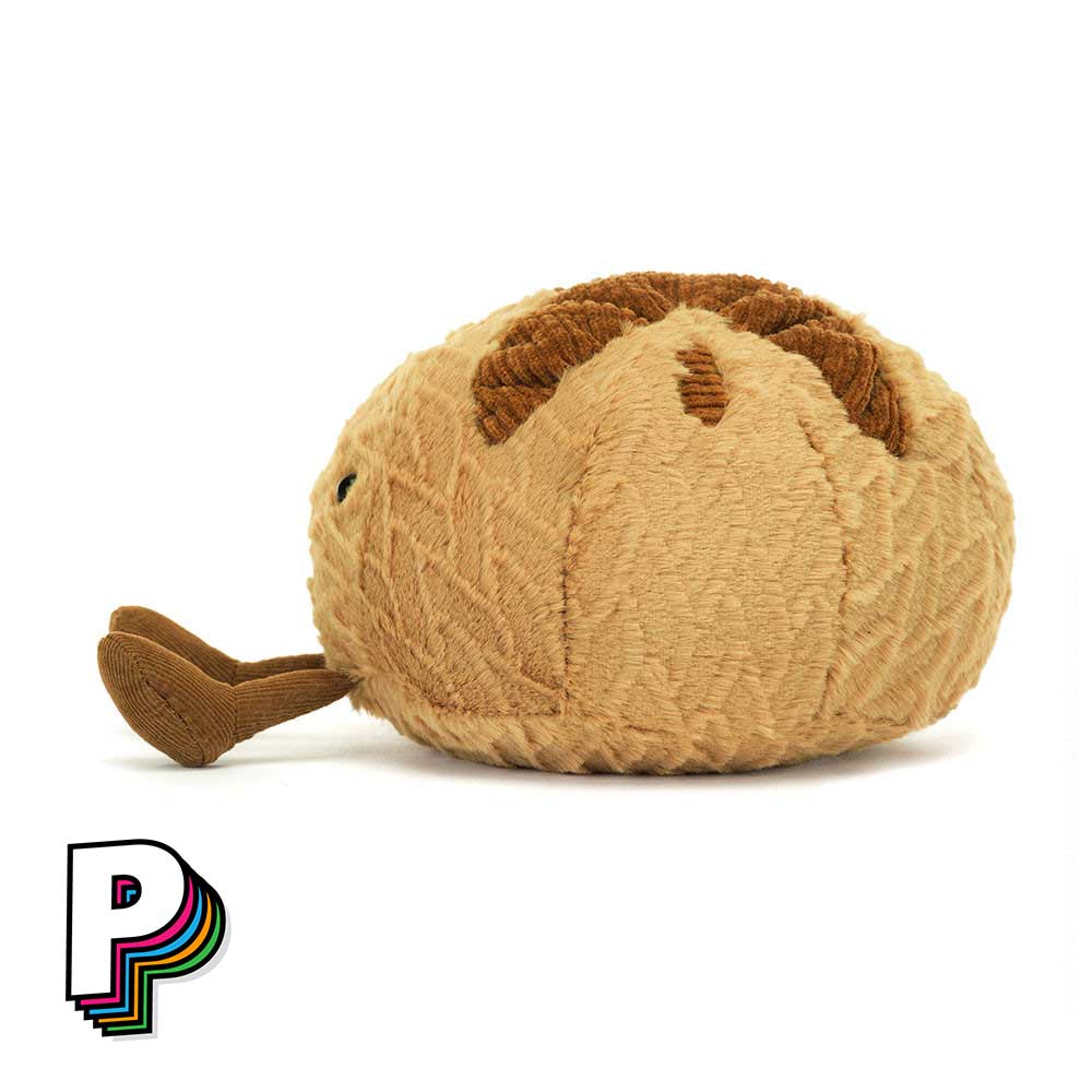Peluche Pain au Levain Amuseables de Jellycat de côté