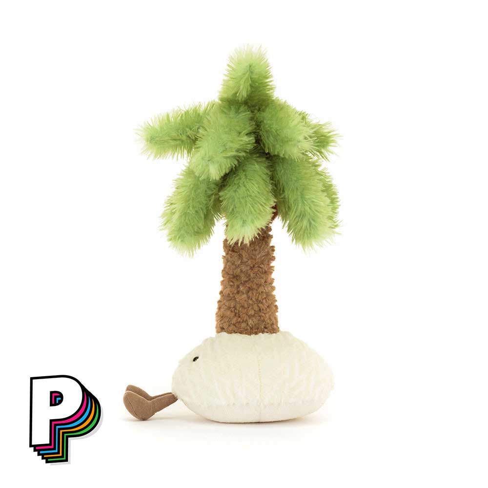 Peluche Pammie Palmier Amuseables de Jellycat de côté