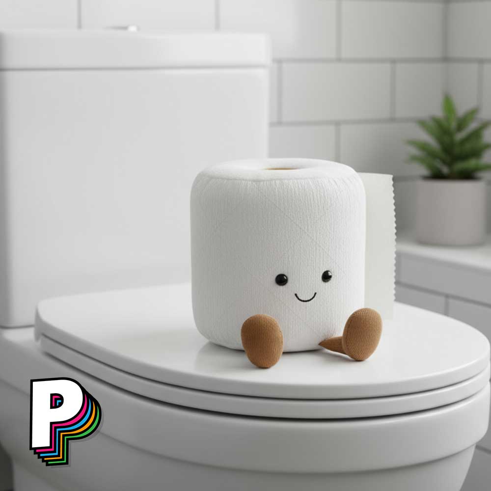 Peluche Rouleau Papier Toilette Amuseables de Jellycat