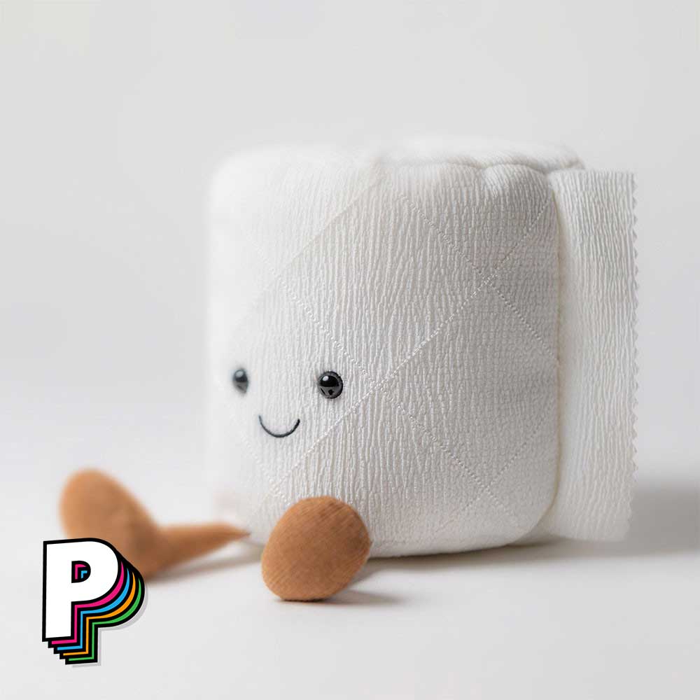 Peluche papier toilette Jellycat A6TER