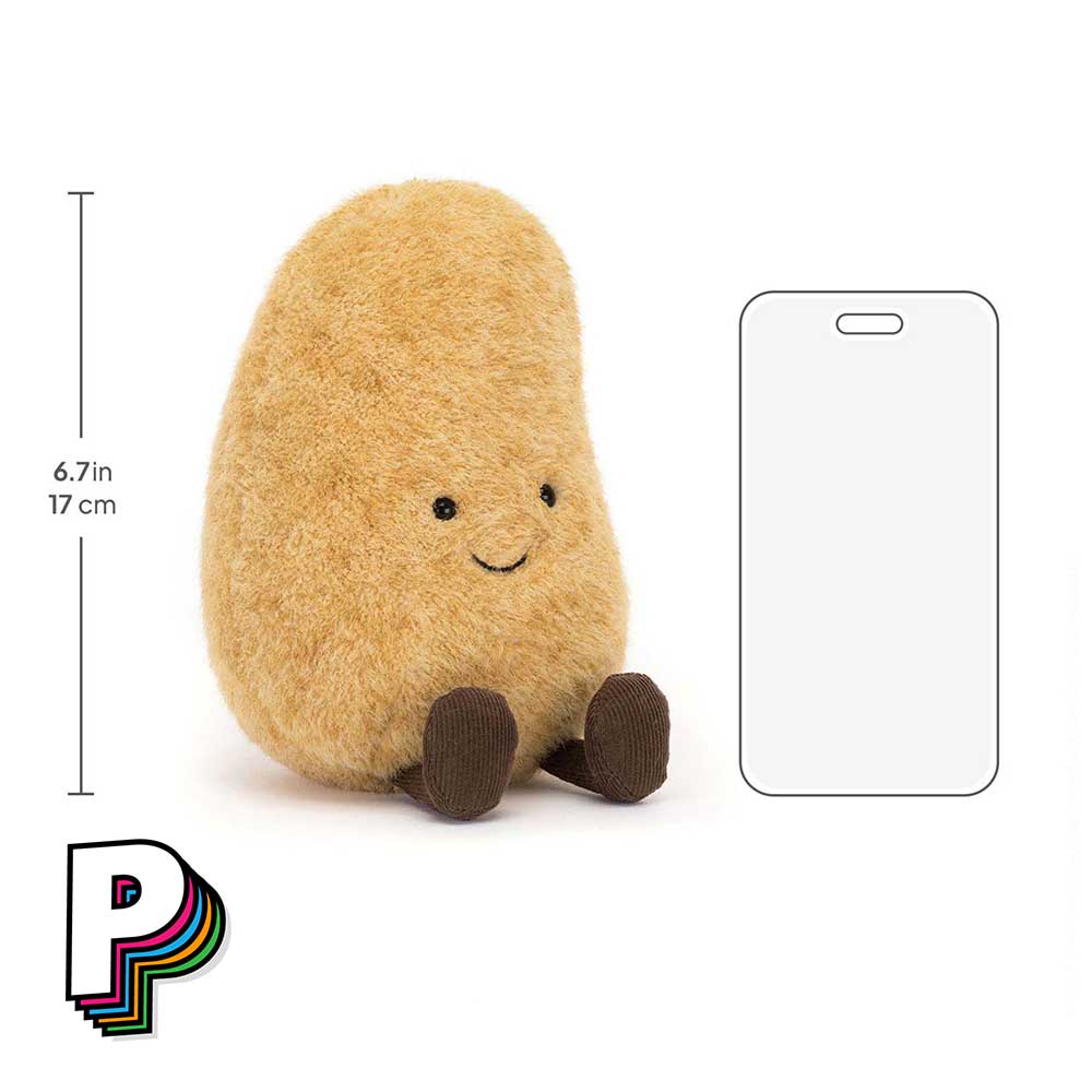 Dimensions de la peluche pomme de terre