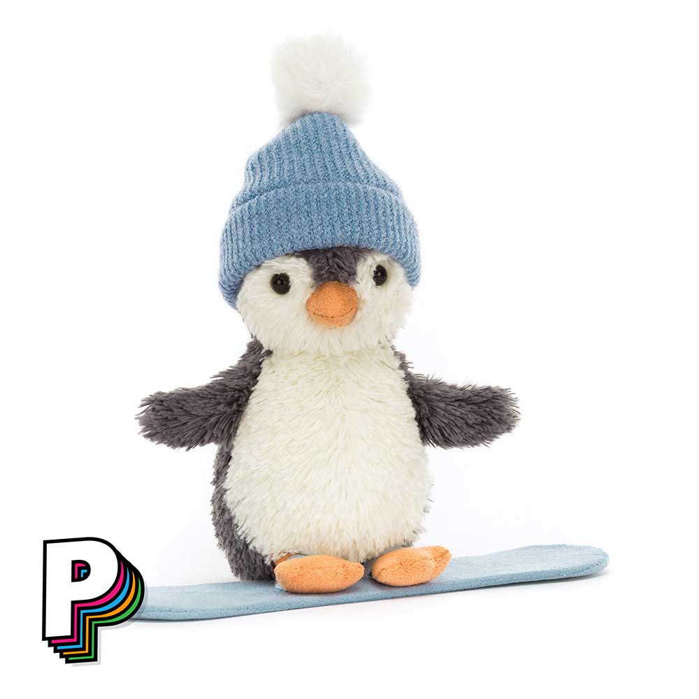 Peanut avec snowboard peluche jellycat  pns3sb