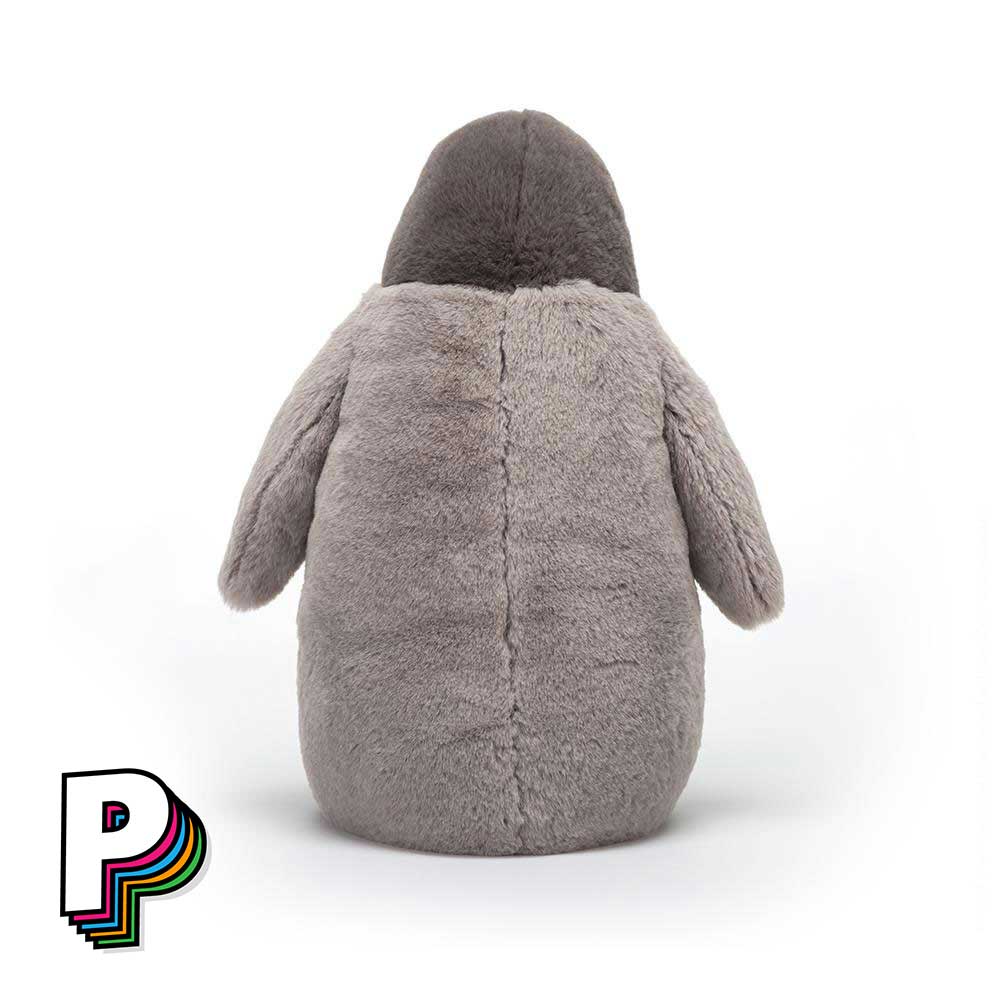 Peluche pingouin Percy Little de Jellycat de dos