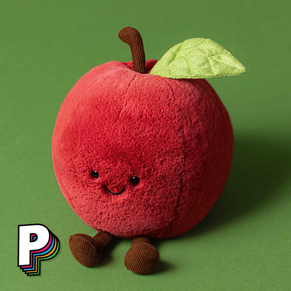 Peluche pomme rouge Amuseables de Jellycat