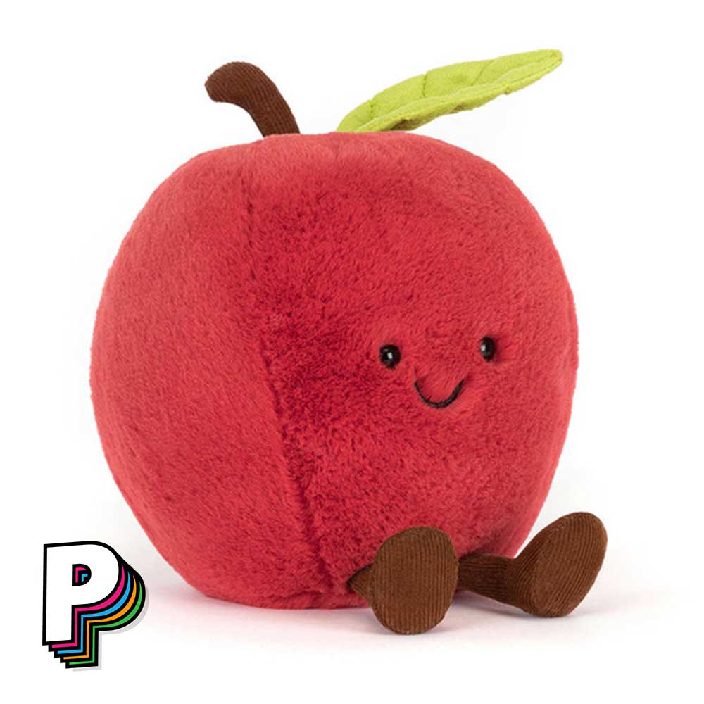 Peluche pomme rouge Amuseables de Jellycat A4APL