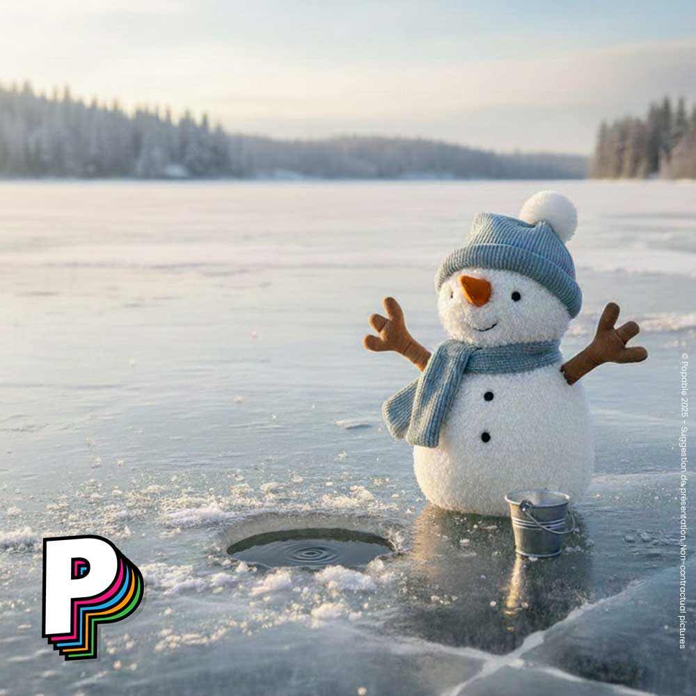 Peluche Bonhomme de Neige Sammie Snowman de Jellycat