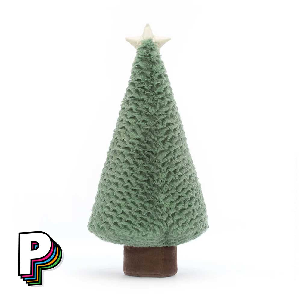 Peluche Sapin de Noël Bleu de Jellycat de dos