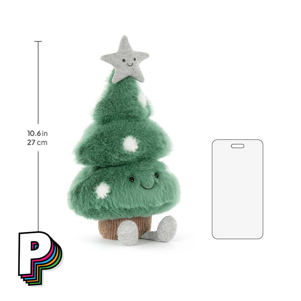 Dimensions : Peluche Sapin de Noël Amuseables de Jellycat